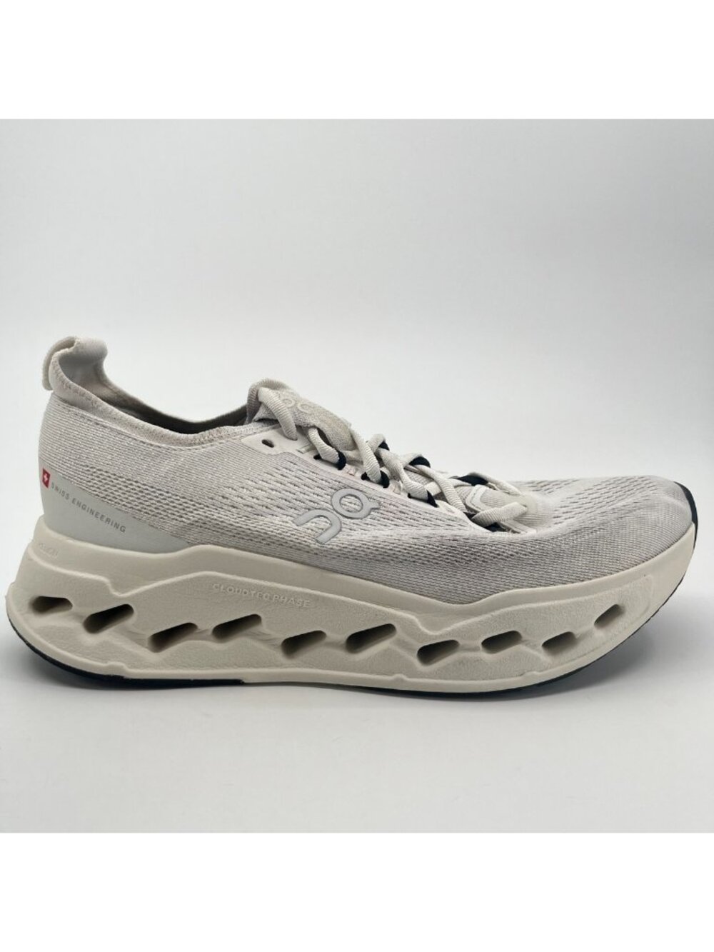 On Cloudsurfer Max Womens Size 8.5 White Athletic Running Walking Shoes Sneakers